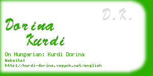 dorina kurdi business card